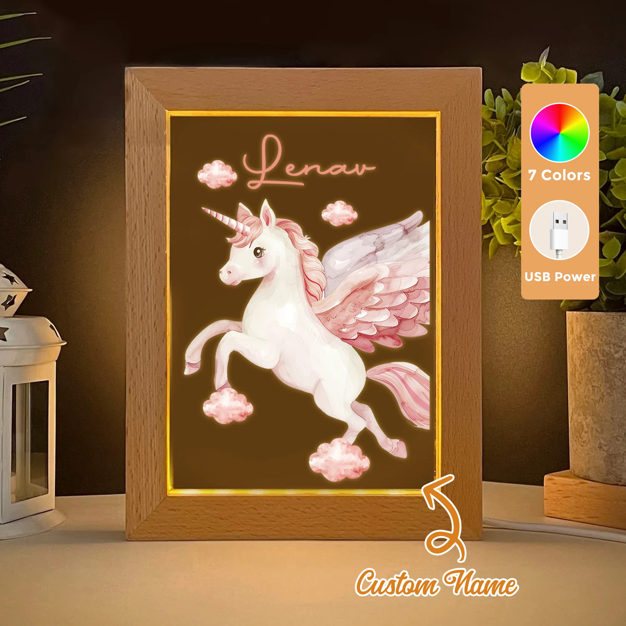 2D Flat Custom Name Unicorn LED Acrylic Night Light Wood Photo Frame 21x17cm Cartoon Children Bedroom Gifts Home Decor Gift
2D Flat Custom Name Unicorn LED Acrylic Night Light Wood Photo Frame 21x17cm Cartoon Children Bedroom Gifts Home Decor Gift
