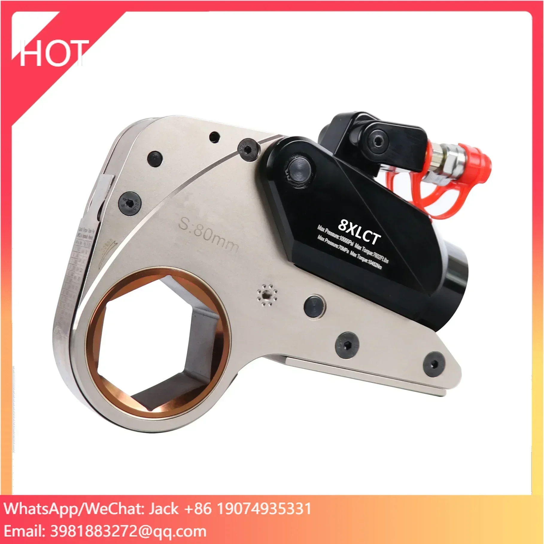 2534Nm Ratchet Cassette Low Profile Hydraulic Torque Wrench 10000 psi
2534Nm Ratchet Cassette Low Profile Hydraulic Torque Wrench 10000 psi