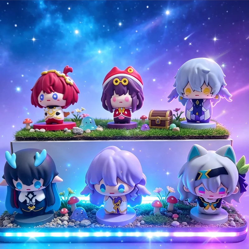 6Pcs/Pack Sparkle Firefly Robin Sunday Dan Heng • Permansor Terrae Tribios Chibi Statue Doll Cartoon Gift Set
6Pcs/Pack Sparkle Firefly Robin Sunday Dan Heng • Permansor Terrae Tribios Chibi Statue Doll Cartoon Gift Set