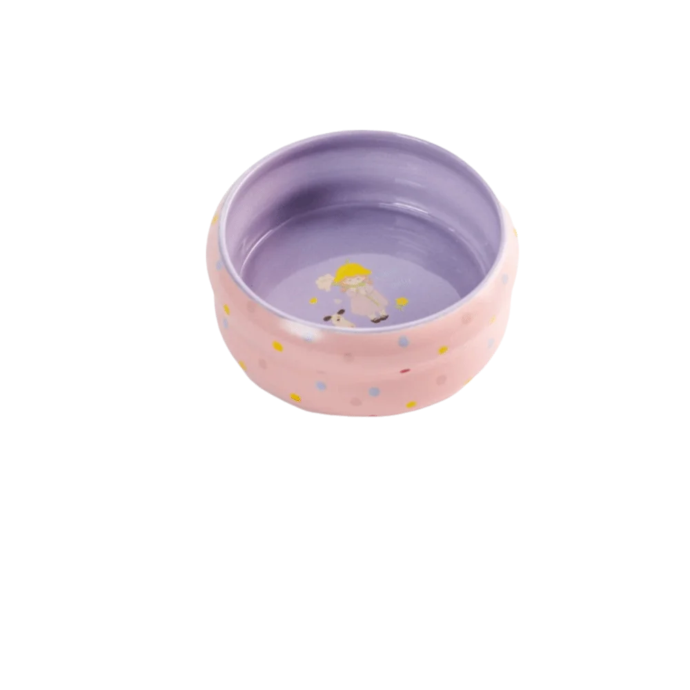 Easy Clean Wide Mouth Ceramic Cat Bowl Donut Shape Heavy Base Pet Food Bowl Anti-Tip Cartoon Dog Food Bowl Pet Households
Easy Clean Wide Mouth Ceramic Cat Bowl Donut Shape Heavy Base Pet Food Bowl Anti-Tip Cartoon Dog Food Bowl Pet Households