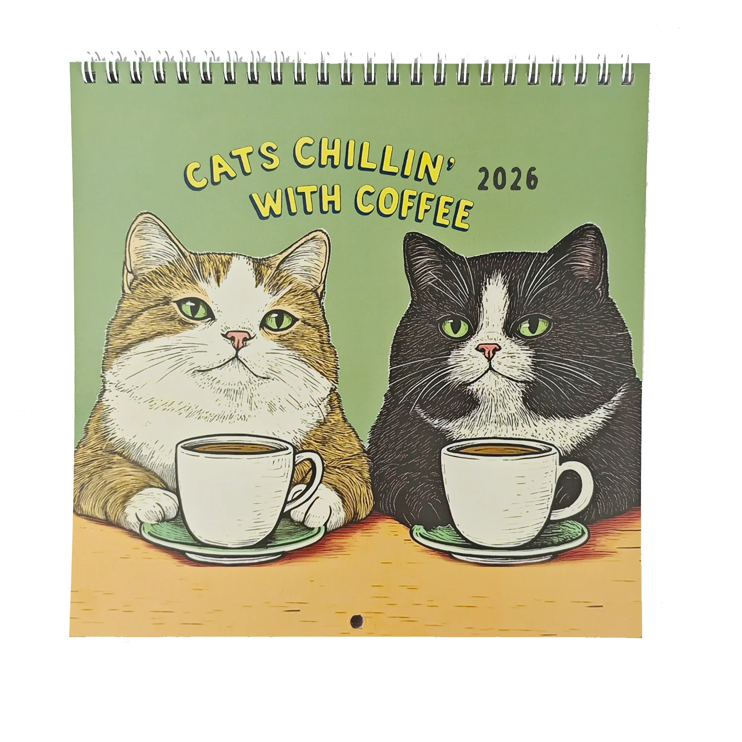 2026 Cats Chillin with Coffe Wall Calendar Hangable Family Schedule Planner Organizer Calendar for Bedroom Home Office Decor
2026 Cats Chillin with Coffe Wall Calendar Hangable Family Schedule Planner Organizer Calendar for Bedroom Home Office Decor