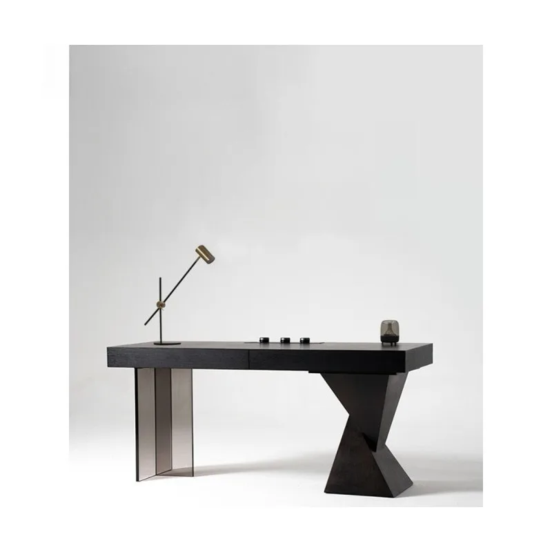 Pure solid wood desk study smart home table Italian light luxury minimalist living room long table
Pure solid wood desk study smart home table Italian light luxury minimalist living room long table