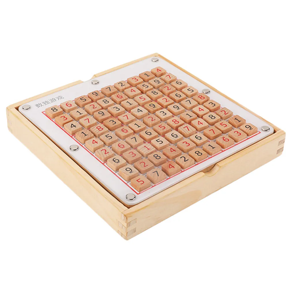 1pc Compact Wooden For Kids Educational Arithmetic Learning Wood Arithmetic Sudoku 9 Grids Board Chess Sudoku
1pc Compact Wooden For Kids Educational Arithmetic Learning Wood Arithmetic Sudoku 9 Grids Board Chess Sudoku