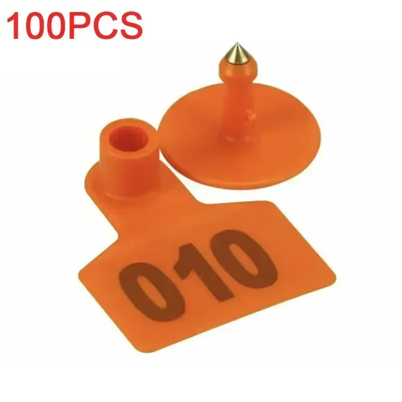 100PCS Pig Sow Ear Tags Plate Digital Marker Label With Copper Head Earrings 3 Colour Farm Livestock Animal Identification Card
100PCS Pig Sow Ear Tags Plate Digital Marker Label With Copper Head Earrings 3 Colour Farm Livestock Animal Identification Card