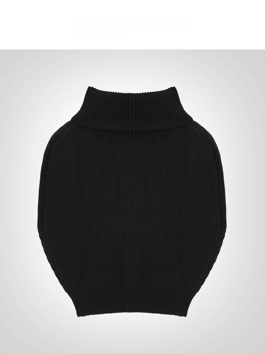 IAMCPLUS mat High Collar Loose Women's Knitted Sweater Bla Slimming Versatile Knitwear Comfortable Fit Winter Sle
IAMCPLUS mat High Collar Loose Women's Knitted Sweater Bla Slimming Versatile Knitwear Comfortable Fit Winter Sle