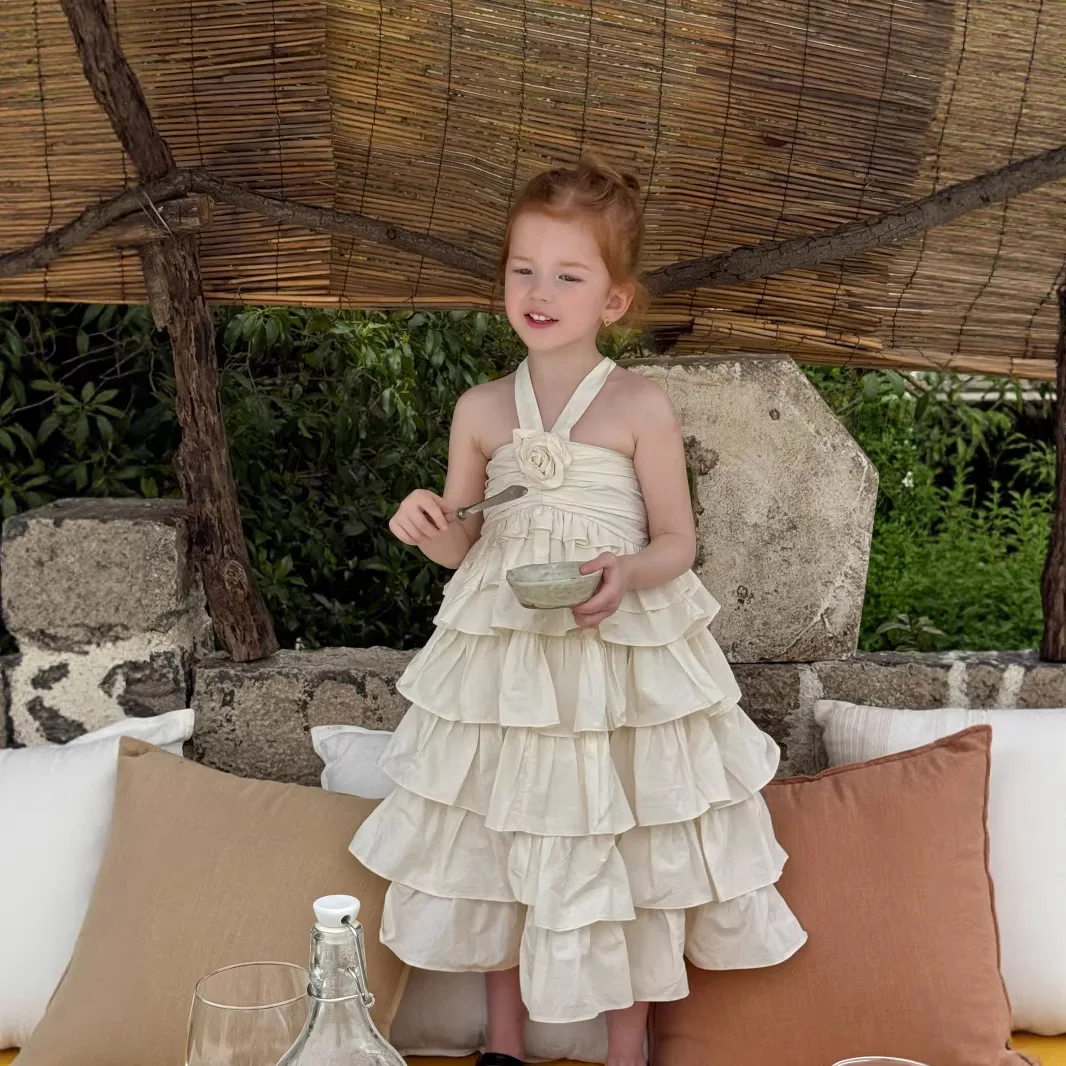 2026 Summer New Girls Neck Hanging Strap Cake Skirt Girls 3D Flower Vacation Long Dress Princess Dress
2026 Summer New Girls Neck Hanging Strap Cake Skirt Girls 3D Flower Vacation Long Dress Princess Dress
