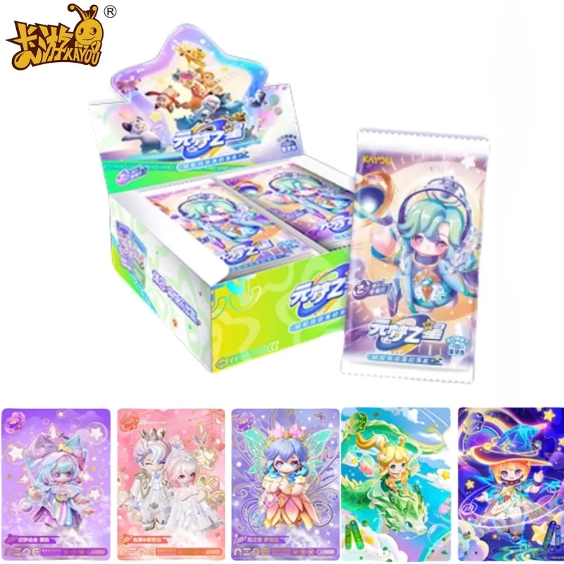 KAYOU натуральная Yuanmeng Star Card Star Dream Pack Коллекция карточных игр Аниме Периферийные устройства для детей Игрушка в подарок Оригинальная коробка
KAYOU натуральная Yuanmeng Star Card Star Dream Pack Коллекция карточных игр Аниме Периферийные устройства для детей Игрушка в подарок Оригинальная коробка