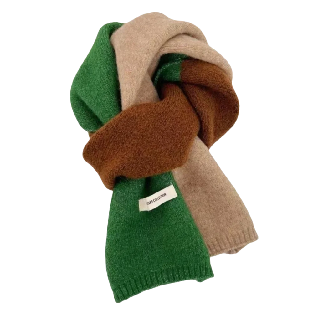 Fashion Wraps Patchwork Color Scarf Woolen Neckwarmer Cashmere Shawl Thickened Korean Style Winter Neck Scarf Students
Fashion Wraps Patchwork Color Scarf Woolen Neckwarmer Cashmere Shawl Thickened Korean Style Winter Neck Scarf Students