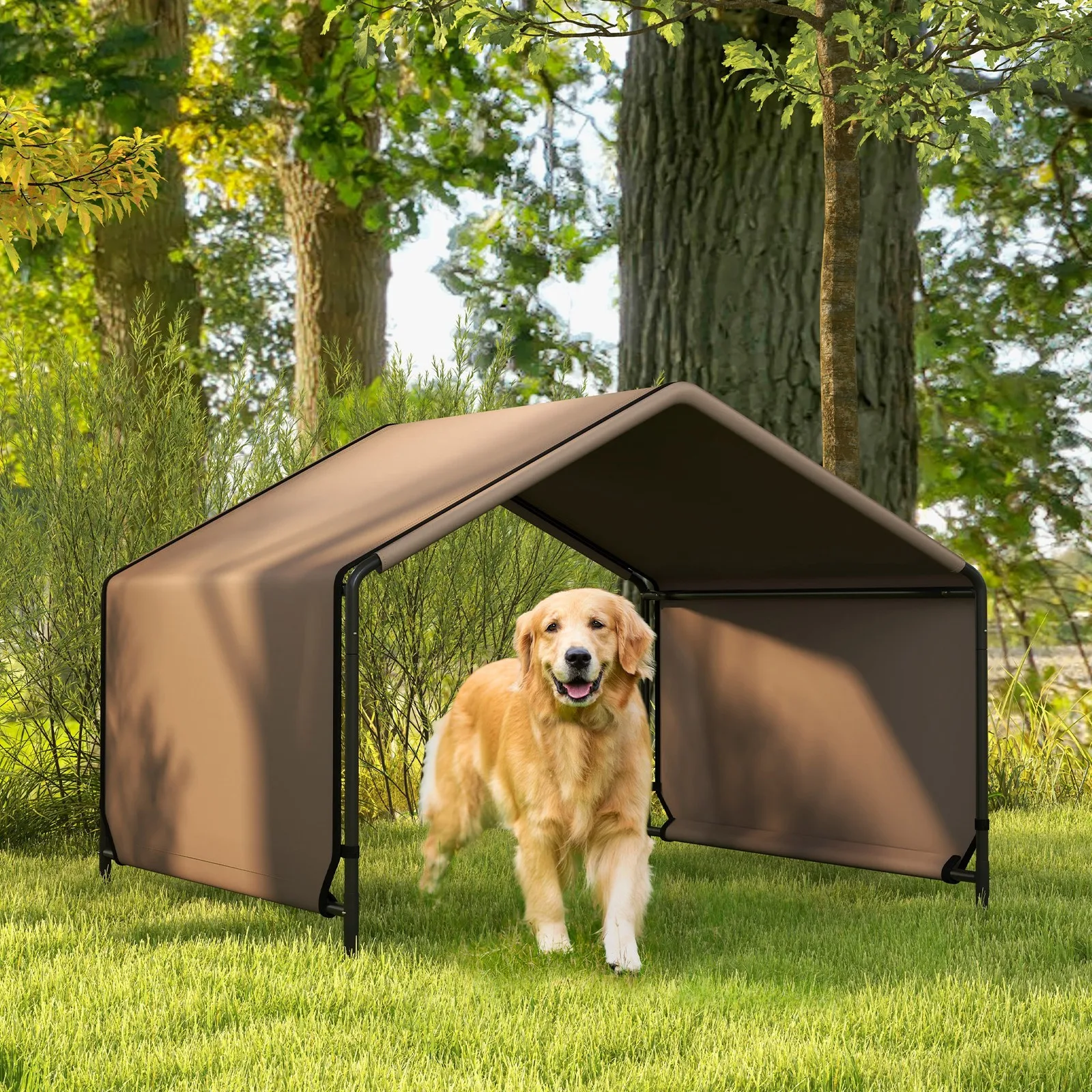 Portable Dog Tent for Shade Protection for Outdoor, Brown
Portable Dog Tent for Shade Protection for Outdoor, Brown