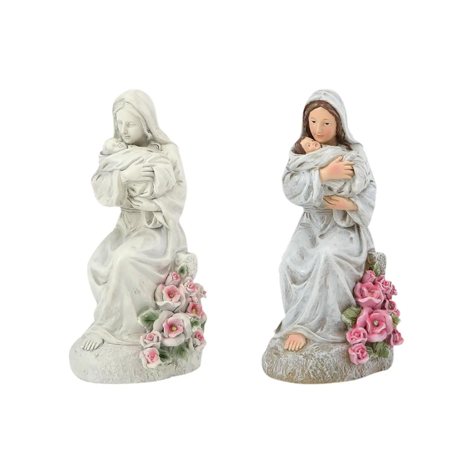 Mary Figurine Outdoor Light Housewarming Gift Resin Figurine Decor Jesus Statue for Bedroom Home Yard Church Flower Bed
Mary Figurine Outdoor Light Housewarming Gift Resin Figurine Decor Jesus Statue for Bedroom Home Yard Church Flower Bed