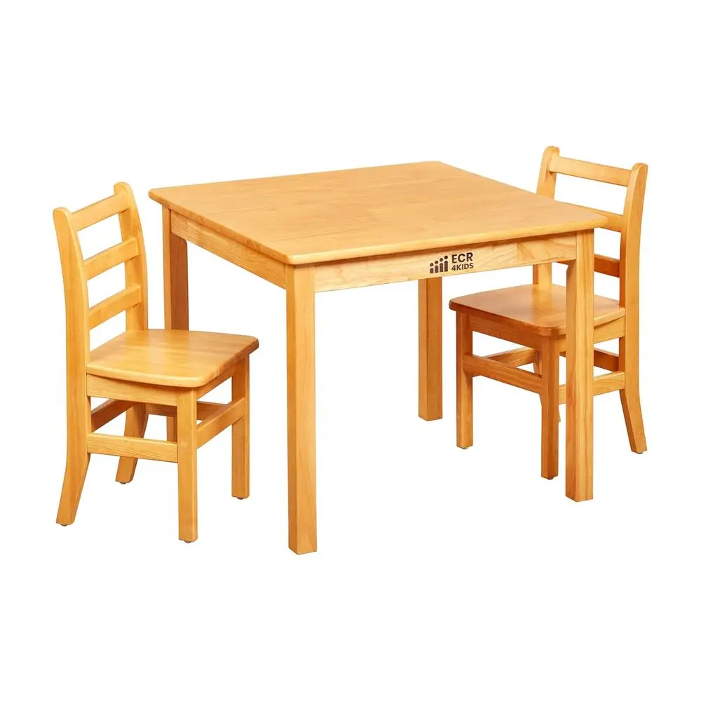 3-Piece Kids Square Table and Chairs Set, 30 Diameter, 24 Legs
3-Piece Kids Square Table and Chairs Set, 30 Diameter, 24 Legs
