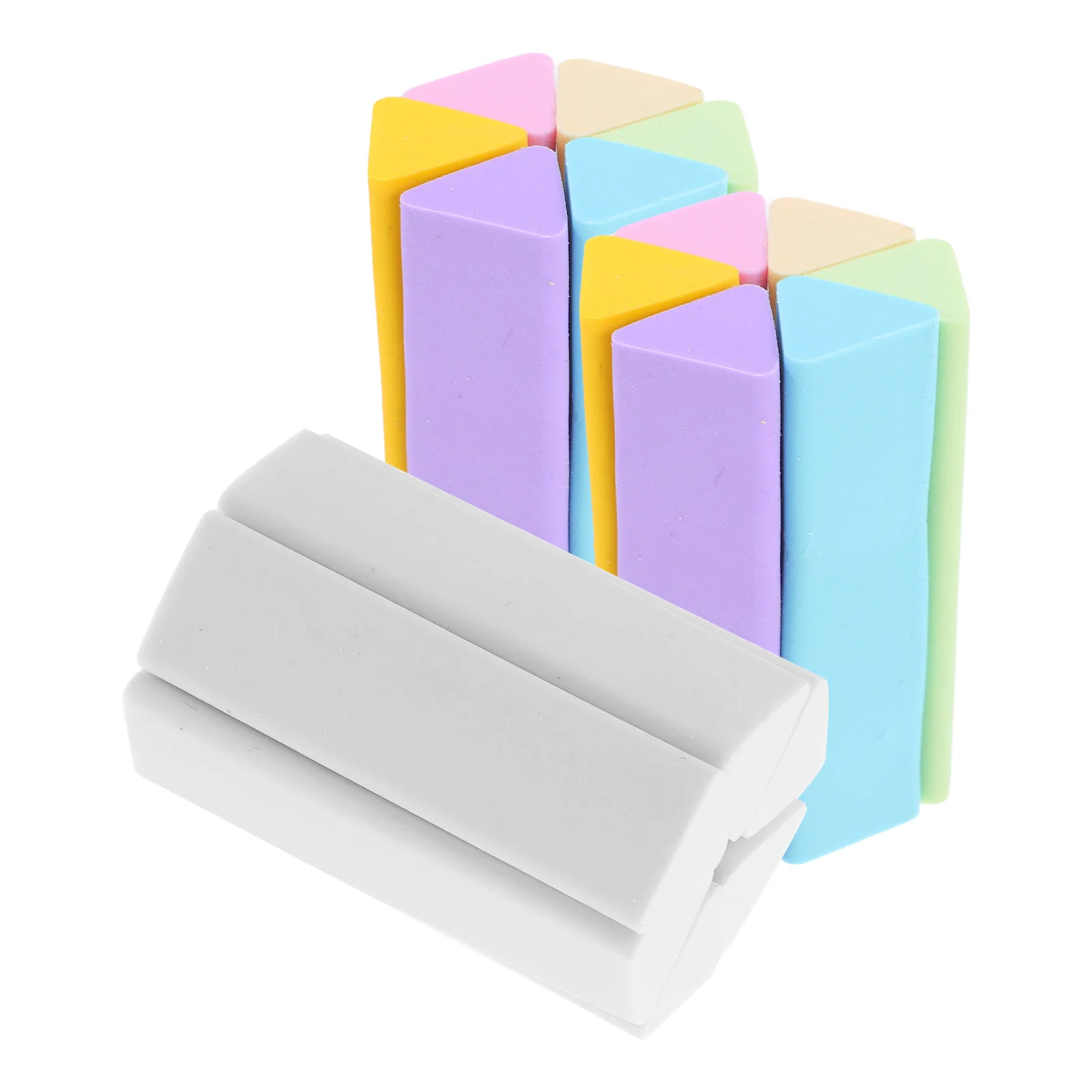 18Pcs Triangular Erasers Tpe Material Precise Erasing for Writing Drawing Art School Supplies Cute Cute Stationery for Students
18Pcs Triangular Erasers Tpe Material Precise Erasing for Writing Drawing Art School Supplies Cute Cute Stationery for Students