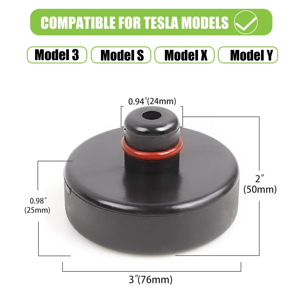 4Pcs Car Rubber Lifting Jack Pad Adapter Tool Chassis W/ Storage Case Suitable For Tesla Model 3 Model S Model X Car Accessories
4Pcs Car Rubber Lifting Jack Pad Adapter Tool Chassis W/ Storage Case Suitable For Tesla Model 3 Model S Model X Car Accessories