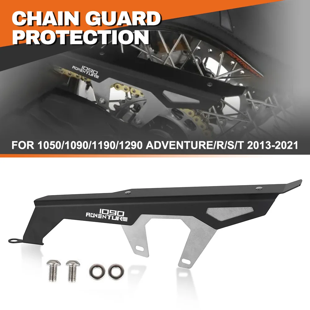 Защитная крышка для мотоциклетной цепи для 1050/1090/1190/1290 Adventure/R/S/T 2013-2018 2019 2020 2021, аксессуары из алюминия 
Защитная крышка для мотоциклетной цепи для 1050/1090/1190/1290 Adventure/R/S/T 2013-2018 2019 2020 2021, аксессуары из алюминия