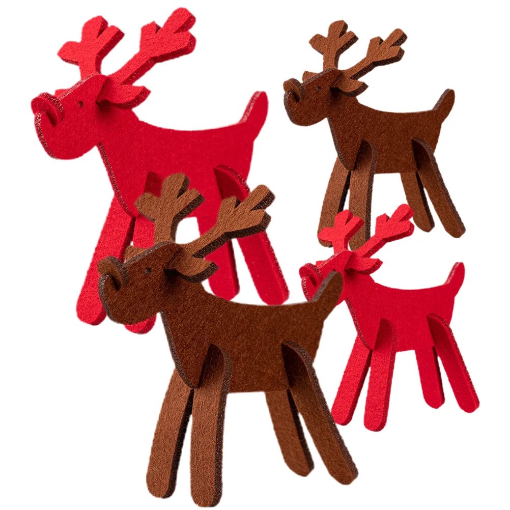 4 Pcs Christmas Elk nament Red Non woven Deer Decoration for Office Xmas Party Supplies Room Desktop Gifts
4 Pcs Christmas Elk nament Red Non woven Deer Decoration for Office Xmas Party Supplies Room Desktop Gifts