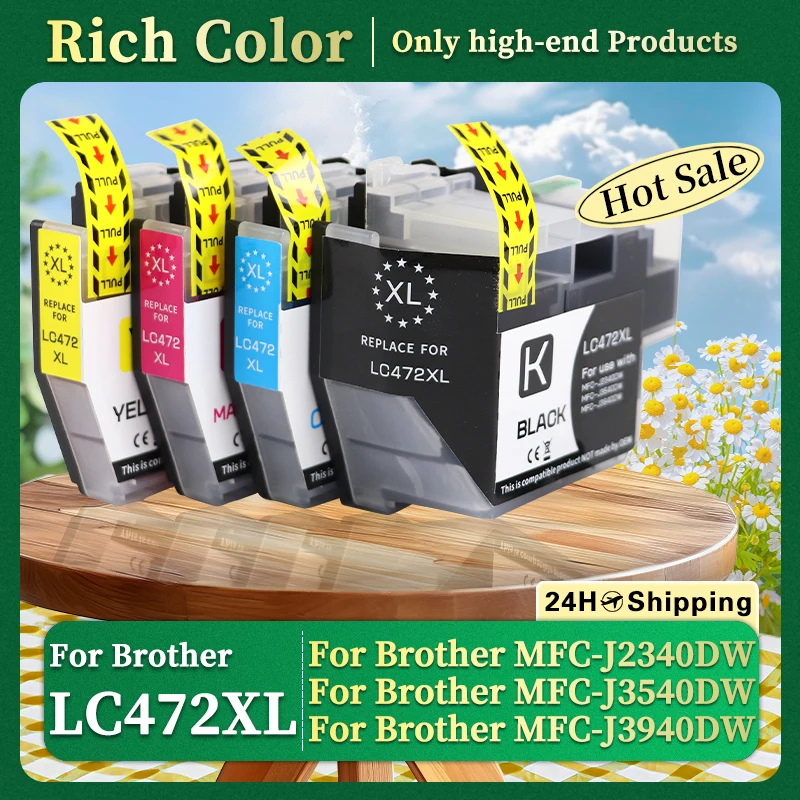LC472XL B-LC472XL 472XL Premium Color Compatible Ink Cartridge For Brother MFC-J2340DW MFC-J3540DW MFC-J3940DW Printer
LC472XL B-LC472XL 472XL Premium Color Compatible Ink Cartridge For Brother MFC-J2340DW MFC-J3540DW MFC-J3940DW Printer
