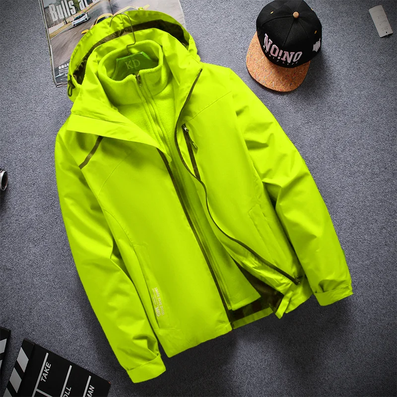 Outdoor Tee-in-One Detachable Inner Jaet Couple Sle Autumn Winter Travel Cold Resistant Coat Men's Large Size
Outdoor Tee-in-One Detachable Inner Jaet Couple Sle Autumn Winter Travel Cold Resistant Coat Men's Large Size