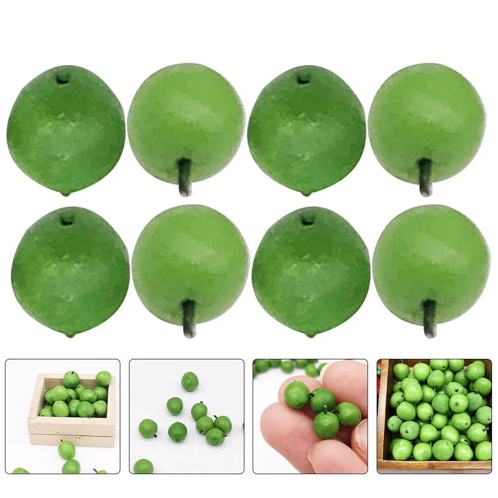 20Pcs Lovely Miniature Green Apples Fine Craftsmanship Mini House Supply Exquisite Lightweight Compact Decorative Mini House
20Pcs Lovely Miniature Green Apples Fine Craftsmanship Mini House Supply Exquisite Lightweight Compact Decorative Mini House