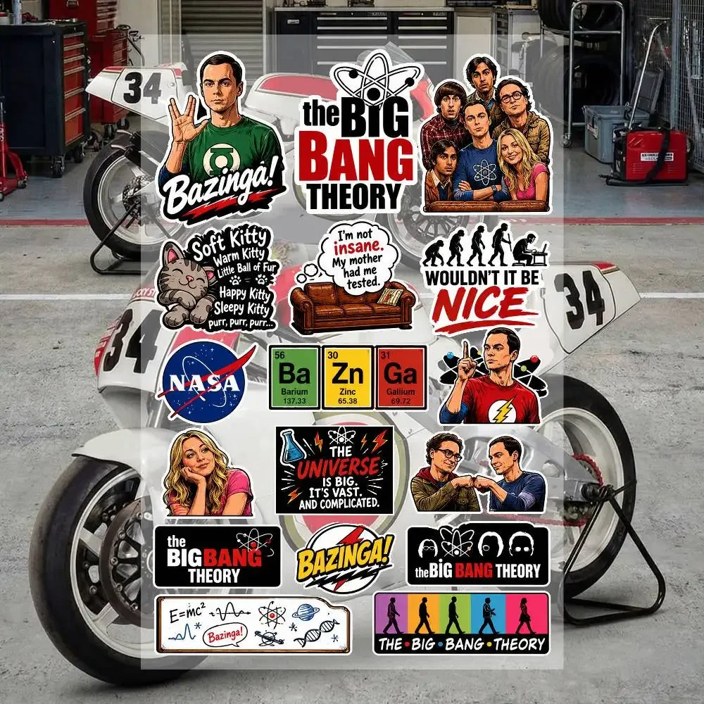 T-The Big Bang Theory Aesthetic Graffiti Stickers Waterproof PVC Decals For Motorcycle Skateboard Car Helmet Notebook DIY
T-The Big Bang Theory Aesthetic Graffiti Stickers Waterproof PVC Decals For Motorcycle Skateboard Car Helmet Notebook DIY