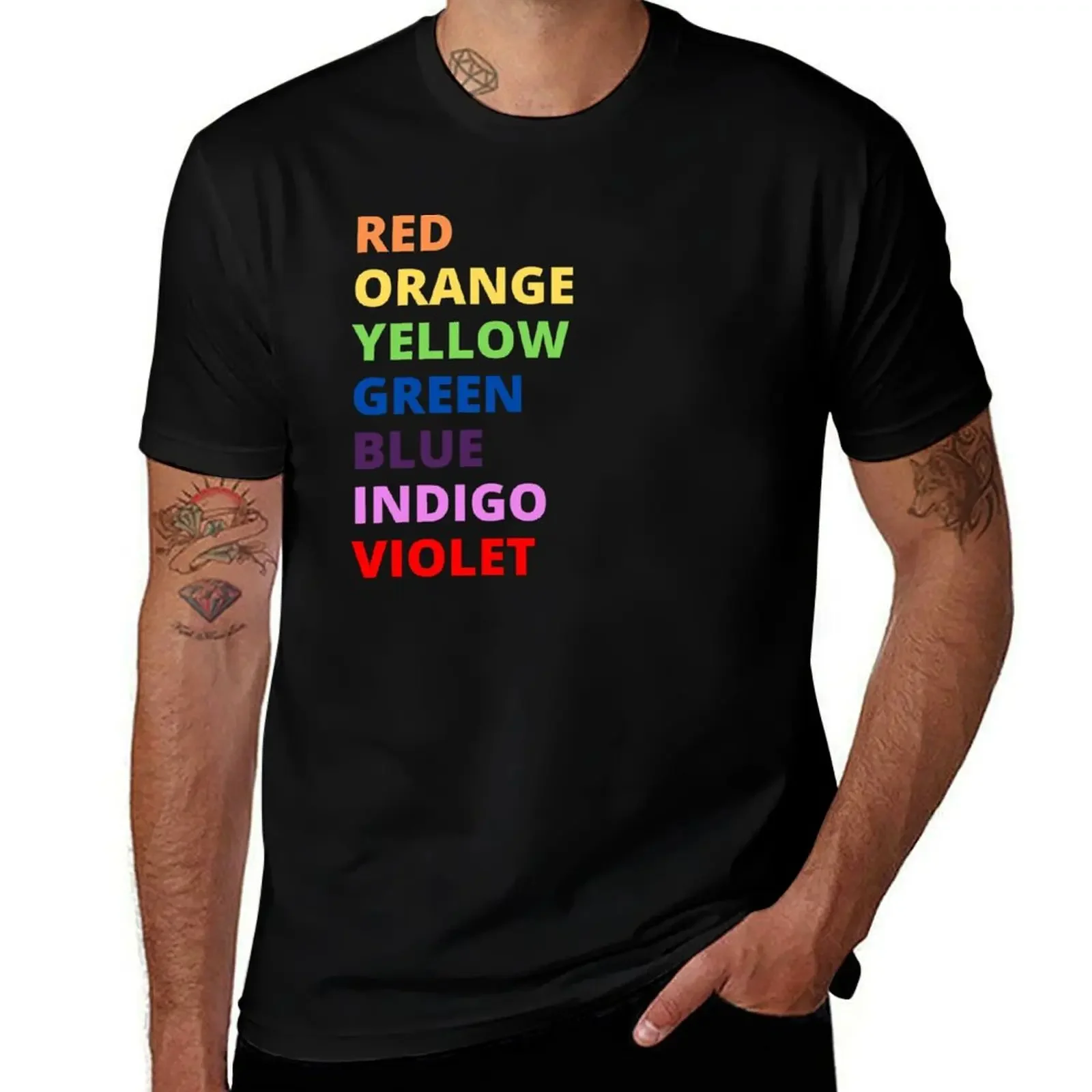 Rainbow colours Stroop effect, optical illusion and colour test T-Shirt fashion shirts plus size tops mens tall t shirts
Rainbow colours Stroop effect, optical illusion and colour test T-Shirt fashion shirts plus size tops mens tall t shirts