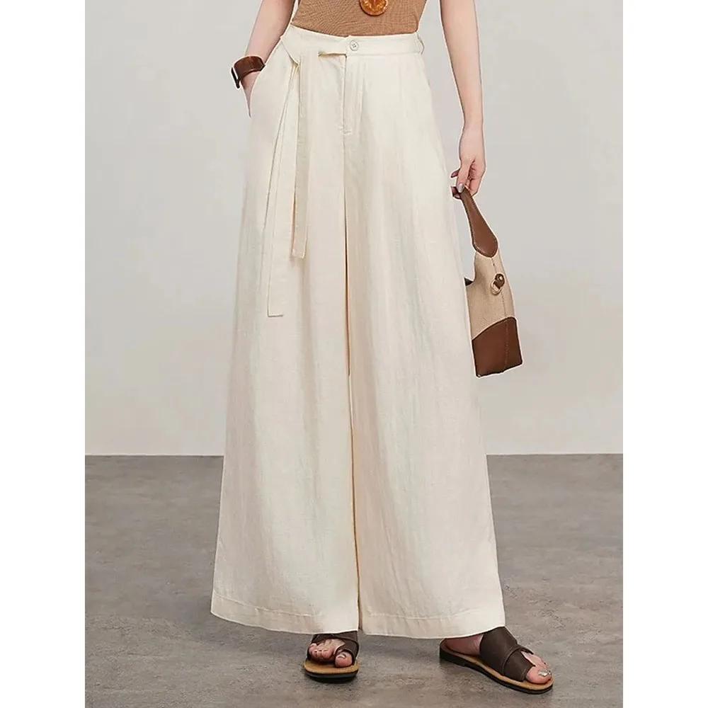 Linen Wide-leg Pants Women's Summer Thin New Lace-up High-waisted Loose Casual Trousers Ladies Cotton Linen Wide Leg Pants 4XL
Linen Wide-leg Pants Women's Summer Thin New Lace-up High-waisted Loose Casual Trousers Ladies Cotton Linen Wide Leg Pants 4XL