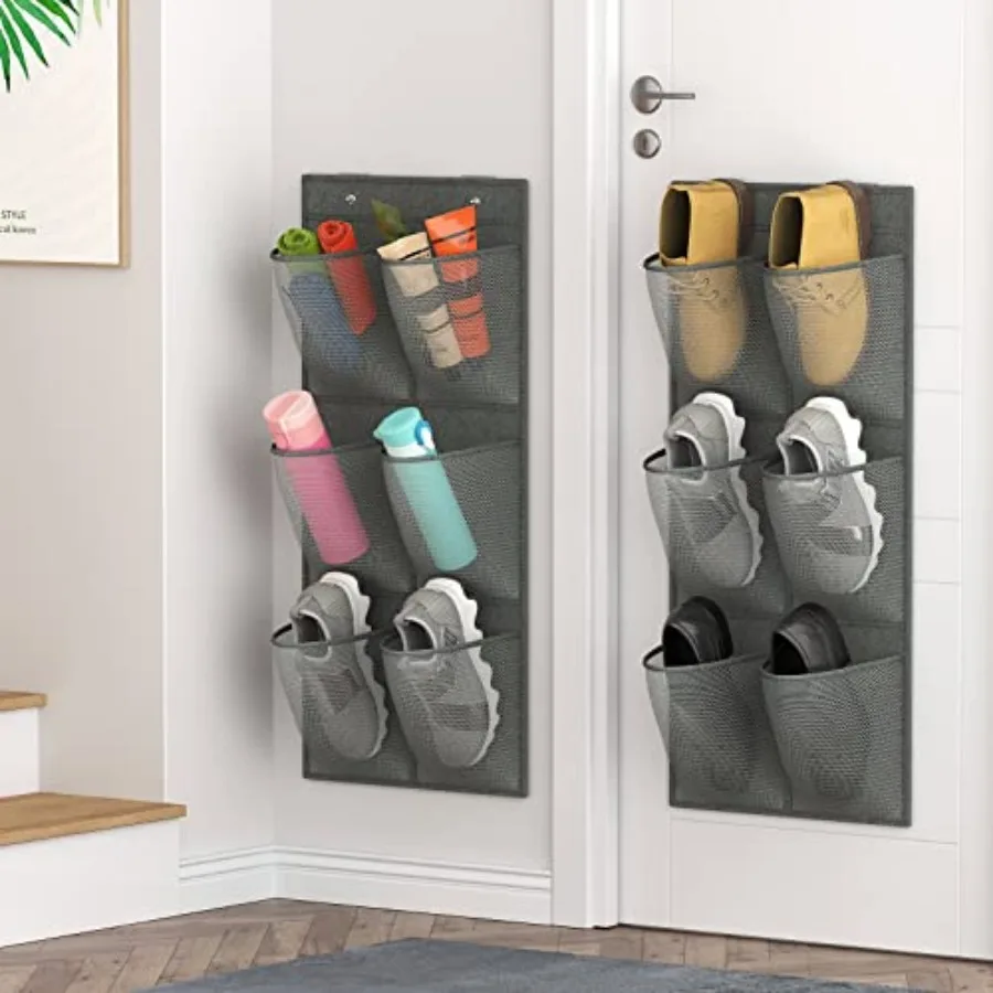 2 Pack RV Shoes Storage, 12 Large Mesh Pockets Closet Door Hanging Shoe Rack Organizer Narrow Shoe Holder, Wall Mounted Shoes R
2 Pack RV Shoes Storage, 12 Large Mesh Pockets Closet Door Hanging Shoe Rack Organizer Narrow Shoe Holder, Wall Mounted Shoes R