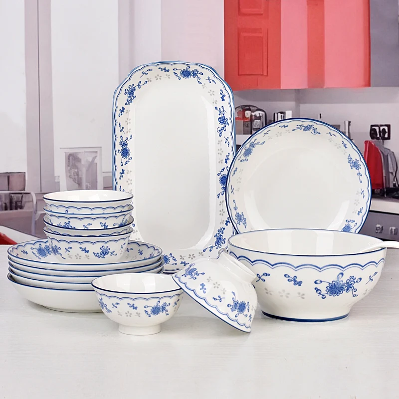 New 2025 Blue And White Porcelain Bowl Plate Set Chinese Style Underglaze Ceramic Rice Bowl And Dish Combination 10 Bowls 10 ...
New 2025 Blue And White Porcelain Bowl Plate Set Chinese Style Underglaze Ceramic Rice Bowl And Dish Combination 10 Bowls 10 ...