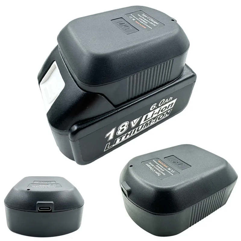 Type-C Port Power Bank Converter Power Supply for Makita 18V Lithium Battery Adapter Outdoor Charging For BL1840 BL1850 BL1830
Type-C Port Power Bank Converter Power Supply for Makita 18V Lithium Battery Adapter Outdoor Charging For BL1840 BL1850 BL1830