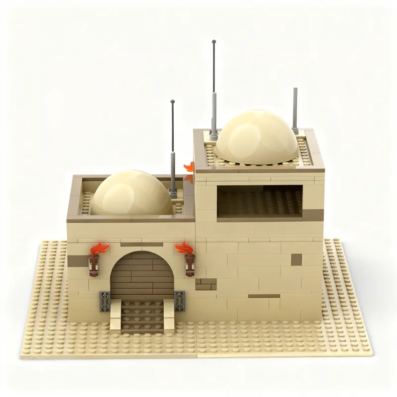 484 детали MOC: Конструктор «Дом на Татуине» (3-звездочная битва), развивающая игрушка, рождественский подарок, творческая идея, обучающий конструктор
484 детали MOC: Конструктор «Дом на Татуине» (3-звездочная битва), развивающая игрушка, рождественский подарок, творческая идея, обучающий конструктор