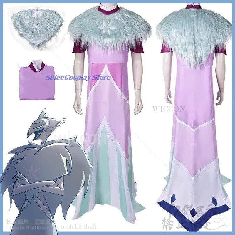 Anime Helluva Cartoon Cosplay Andrealphus Costume Boss Long Skirt Dress For Halloween Man Woman Halloween Christmas disfraz
Anime Helluva Cartoon Cosplay Andrealphus Costume Boss Long Skirt Dress For Halloween Man Woman Halloween Christmas disfraz