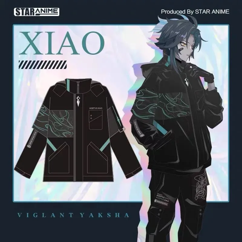 Cool Xiao Cosplay Coat Anime Genshin Impact Xiao Harajuku Casual Hoodie Sweatshirt Unisex Loose Jacket Pants Tops
Cool Xiao Cosplay Coat Anime Genshin Impact Xiao Harajuku Casual Hoodie Sweatshirt Unisex Loose Jacket Pants Tops