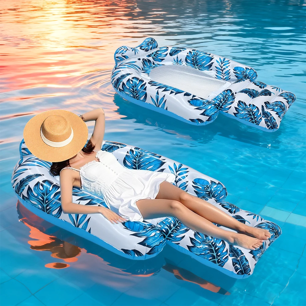 1pc Inflatable Water Floating Lounge Chair for Pool Beach Sea Party Casual Gathering - Single Piece Waterborne Floatation Seat
1pc Inflatable Water Floating Lounge Chair for Pool Beach Sea Party Casual Gathering - Single Piece Waterborne Floatation Seat