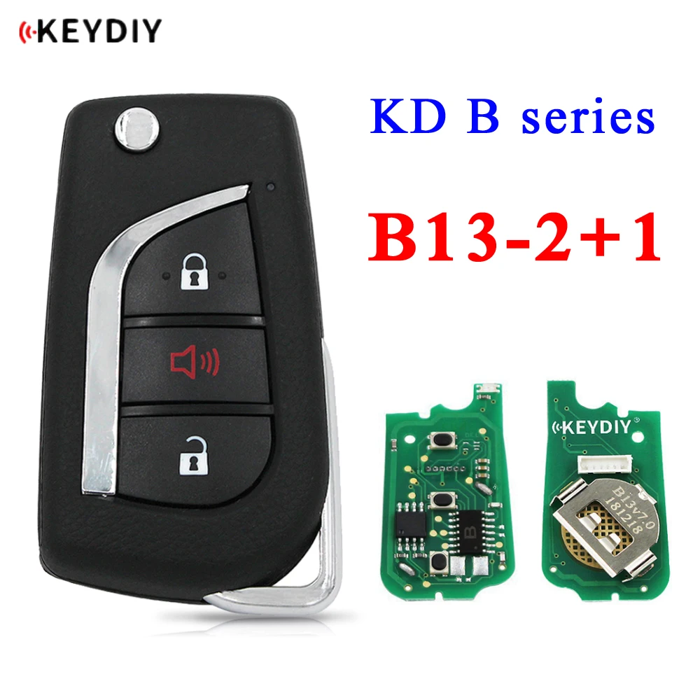 KEYDIY B Series B13-2+1 2+1 Button Universal KD Remote Control for KD-MAX KD900 KD900+ URG200 KD-X2 Mini KD
KEYDIY B Series B13-2+1 2+1 Button Universal KD Remote Control for KD-MAX KD900 KD900+ URG200 KD-X2 Mini KD