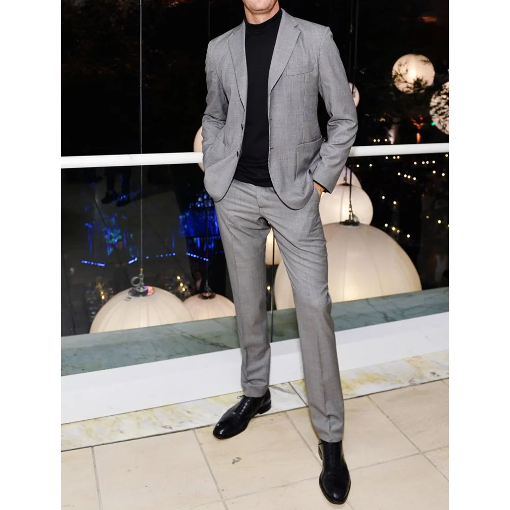 Men Suit Grey 2 Pieces Single Button Peak Lapel For Wedding Groom Business Birthday Banquet Work Suit Jacket And Pants
Men Suit Grey 2 Pieces Single Button Peak Lapel For Wedding Groom Business Birthday Banquet Work Suit Jacket And Pants