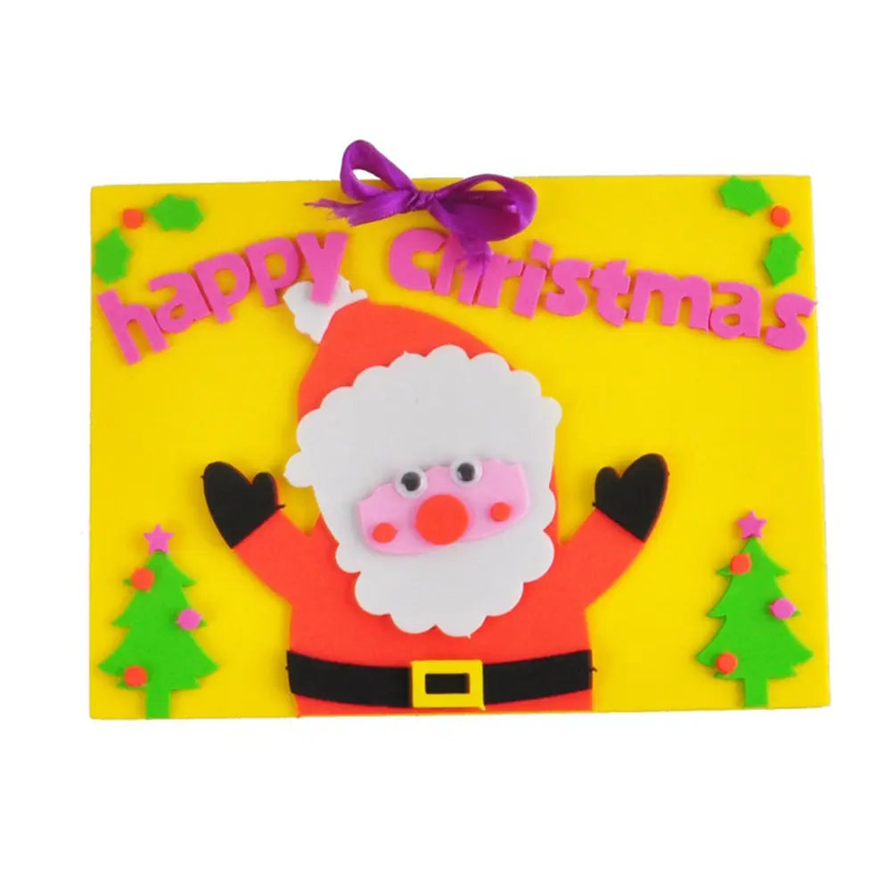 3Pcs Christmas Greeting Cards Craft Supplies Funny DIY Accessories for Kids Kindergarten Early Learning DIY Cards Making
3Pcs Christmas Greeting Cards Craft Supplies Funny DIY Accessories for Kids Kindergarten Early Learning DIY Cards Making