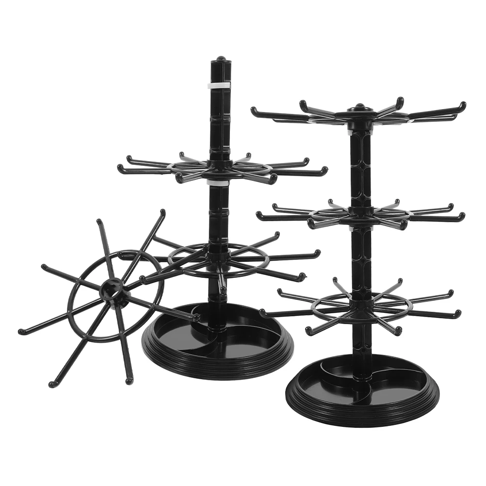 2 Pcs Keychain Hanger Plastic Rotating Stand for Earrings Necklace Jewelry Organizer Rack Display Compact Desk Accessories
2 Pcs Keychain Hanger Plastic Rotating Stand for Earrings Necklace Jewelry Organizer Rack Display Compact Desk Accessories