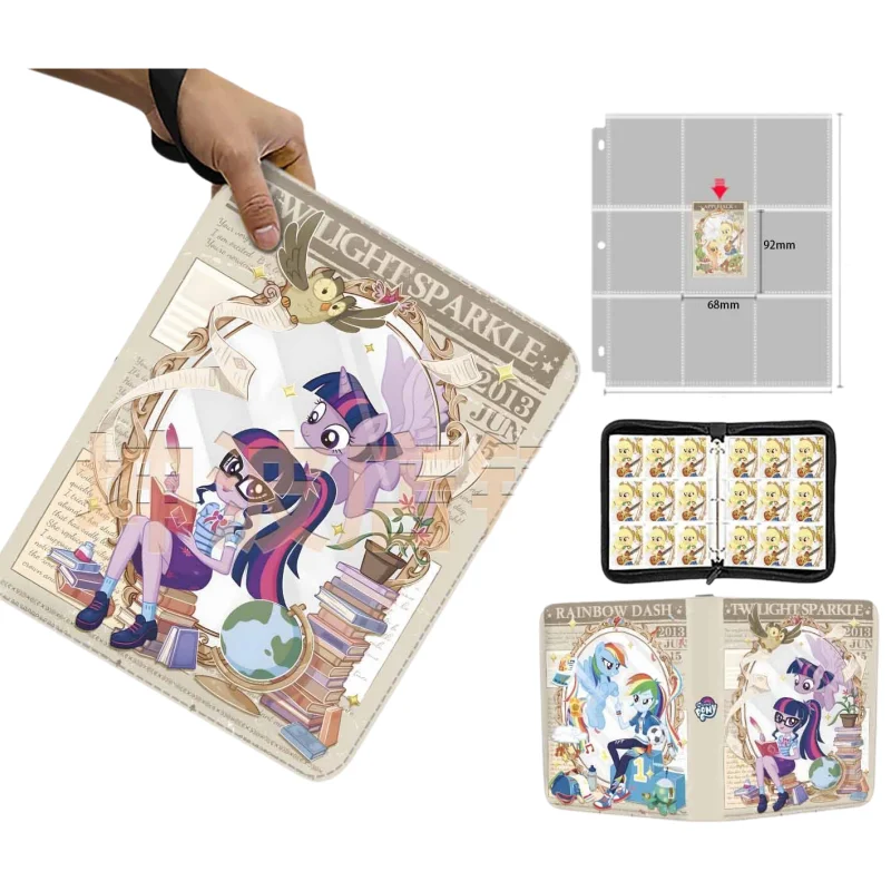 Новинка 2026: Фотоальбом-книга для карточек My Little Pony, на молнии, с отрывными листами, из ПУ, для коллекционирования игровых карт, детская игрушка, роскошный подарок
Новинка 2026: Фотоальбом-книга для карточек My Little Pony, на молнии, с отрывными листами, из ПУ, для коллекционирования игровых карт, детская игрушка, роскошный подарок