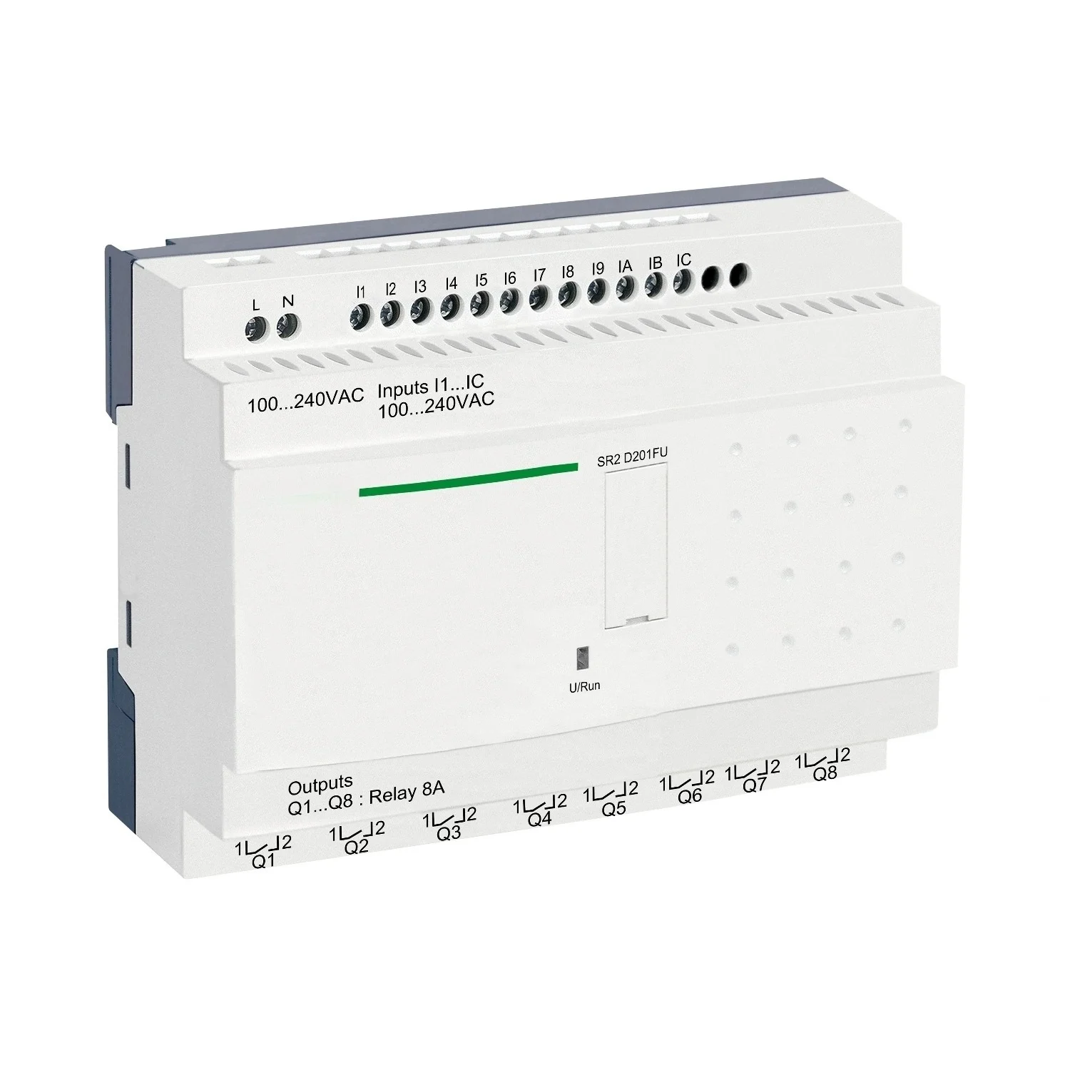 SR2D201FU compact smart relay 20 I O - 100..240 V AC no clock no display
SR2D201FU compact smart relay 20 I O - 100..240 V AC no clock no display