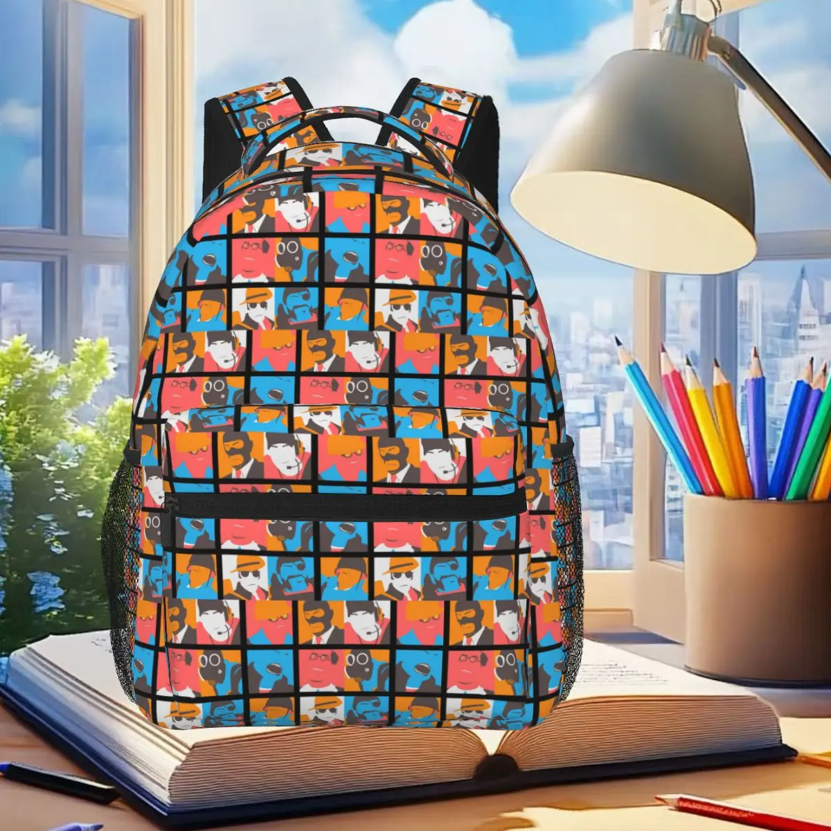 Fortress Characters Face Art Backpack Student Boys Girls BookBag Kids School Bag Computer Shoulder Bags for Men Women
Fortress Characters Face Art Backpack Student Boys Girls BookBag Kids School Bag Computer Shoulder Bags for Men Women
