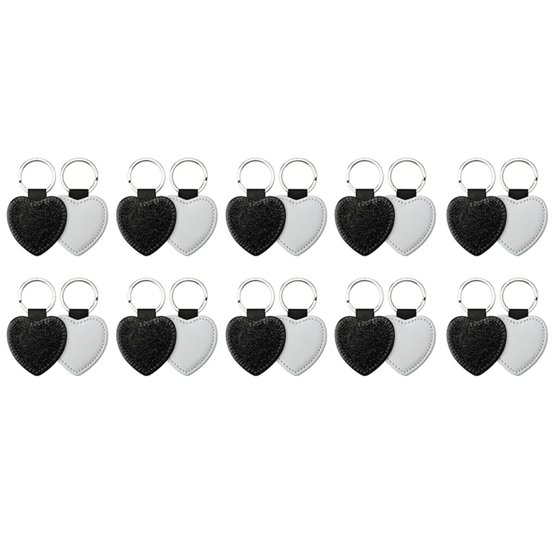 ADP-20PCS Sublimation Blanks Keychain Glitter PU Leather Keychain Heat Transfer Keyring Sublimation Blank Heart Shape Black
ADP-20PCS Sublimation Blanks Keychain Glitter PU Leather Keychain Heat Transfer Keyring Sublimation Blank Heart Shape Black
