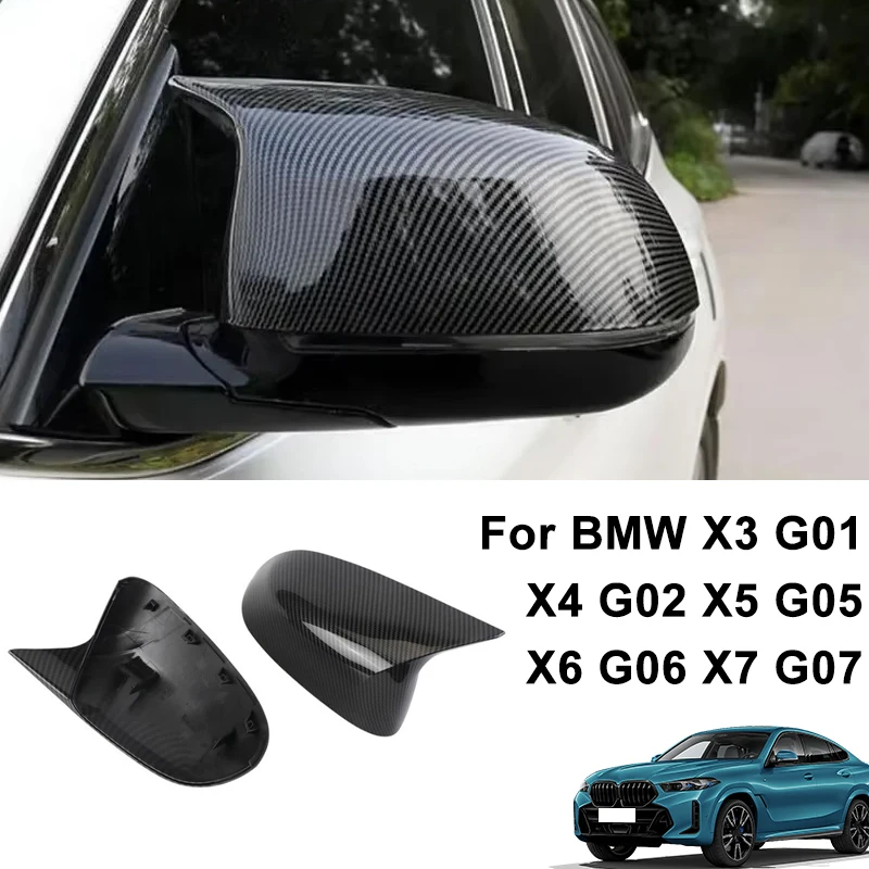 Carbon Fiber Pattern ABS Rearview Mirror Cover Caps For BMW X3 G01 X4 G02 X5 G05 X6 G06 X7 G07 Replacement Car Accessories
Carbon Fiber Pattern ABS Rearview Mirror Cover Caps For BMW X3 G01 X4 G02 X5 G05 X6 G06 X7 G07 Replacement Car Accessories