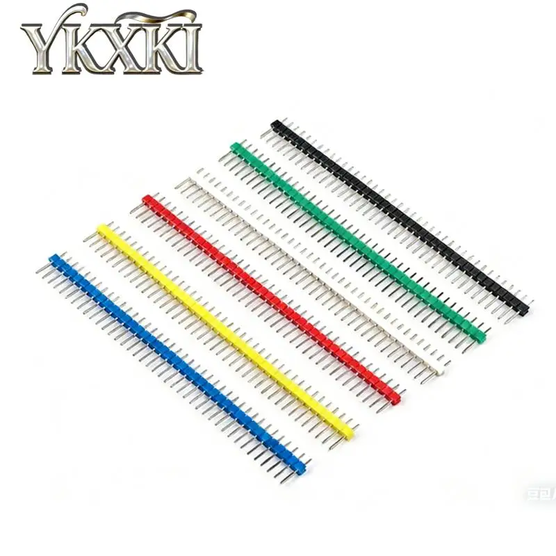 10pcs/lot 40 Pin 1x40 Single Row Male Pin 2.54mm Breakable Pin black red green bluewhite yellow
10pcs/lot 40 Pin 1x40 Single Row Male Pin 2.54mm Breakable Pin black red green bluewhite yellow