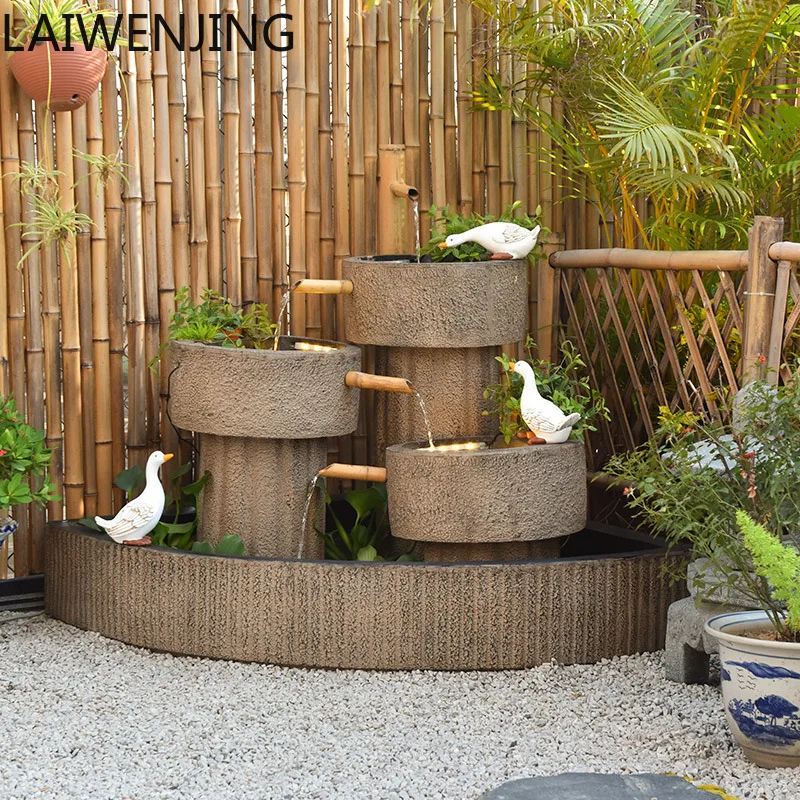 HLZ New Chinese Style Outdoor Courtyard Garden Water Pool Arrangement Circulating Water Flow Ornament Landscape Decoration
HLZ New Chinese Style Outdoor Courtyard Garden Water Pool Arrangement Circulating Water Flow Ornament Landscape Decoration