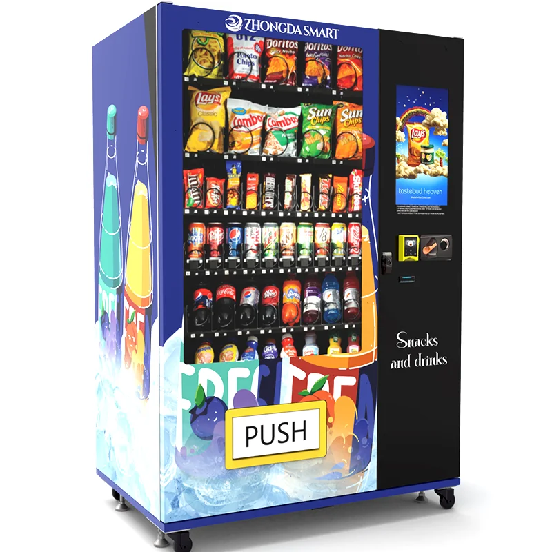 22" Touch Screen Vending Machine With Card Payment Snack Drink Vending Machines for Sale
22" Touch Screen Vending Machine With Card Payment Snack Drink Vending Machines for Sale