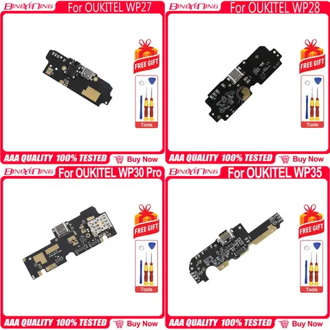 100% nouveau Original pour Oukitel WP27 WP30 Pro WP35 WP32/G2/WP32Pro WP35/WP39 WP36 WP38 carte USB Dock Port de chargement carte