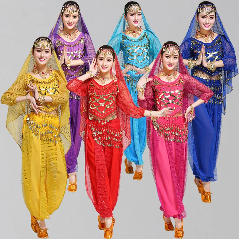 New 4pcs/set Belly Dance Costume Women Belly Dancing Costume Sets Tribal Bollywood Costume Indian Dress Bellydance Wear
New 4pcs/set Belly Dance Costume Women Belly Dancing Costume Sets Tribal Bollywood Costume Indian Dress Bellydance Wear
