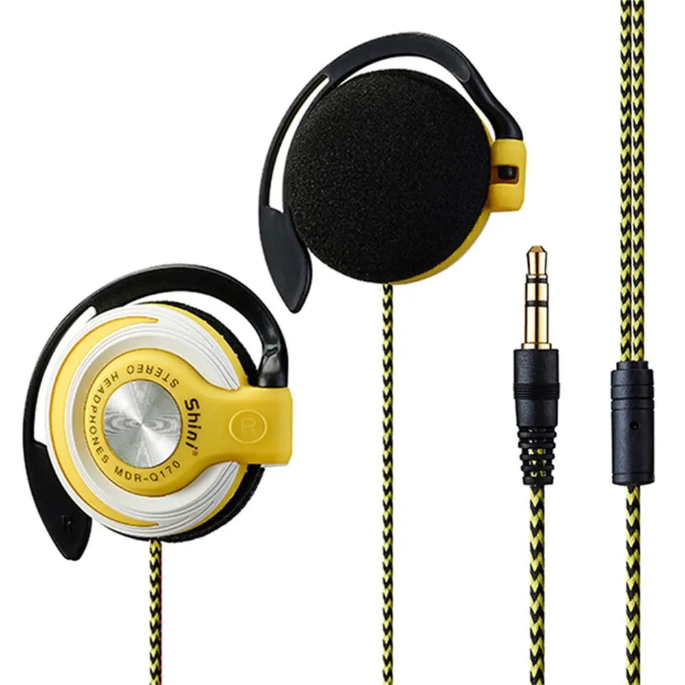 Sports Running for Phones/MP3/MP4 3.5mm Plug FM and Over-ear Bass Headset Wired Earphone Wired Headphones Ear Hanging
Sports Running for Phones/MP3/MP4 3.5mm Plug FM and Over-ear Bass Headset Wired Earphone Wired Headphones Ear Hanging
