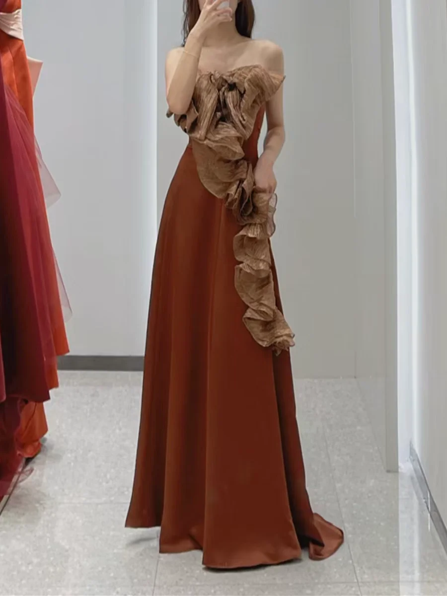 Red Wedding Dress Chinese Style New Bridal Dress Luxury Minimalist High Waist A-Line Skirt Long Sleeveless Spring Summer Autumn
Red Wedding Dress Chinese Style New Bridal Dress Luxury Minimalist High Waist A-Line Skirt Long Sleeveless Spring Summer Autumn