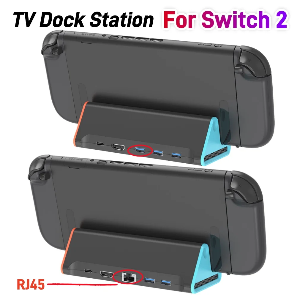 Док-станция для телевизора Switch 2, совместимая с 4K HDMI/портом типа C/USB-портом/зарядная док-станция 100 Вт для Switch 2
Док-станция для телевизора Switch 2, совместимая с 4K HDMI/портом типа C/USB-портом/зарядная док-станция 100 Вт для Switch 2