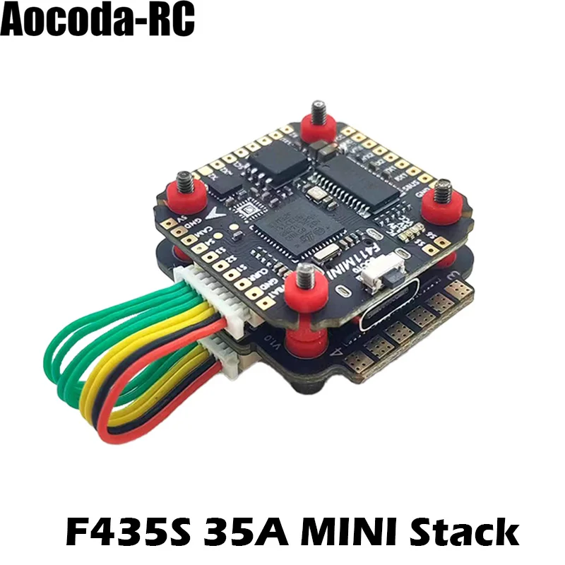 Aocoda-RC F435S MINI F405 Mini BLS 35A 20x20 Контроллер стека полета 35A Mini 4in1 ESC для гоночного дрона RC FPV
Aocoda-RC F435S MINI F405 Mini BLS 35A 20x20 Контроллер стека полета 35A Mini 4in1 ESC для гоночного дрона RC FPV